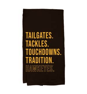 Tailgates Tackles University Of Iowa Towel